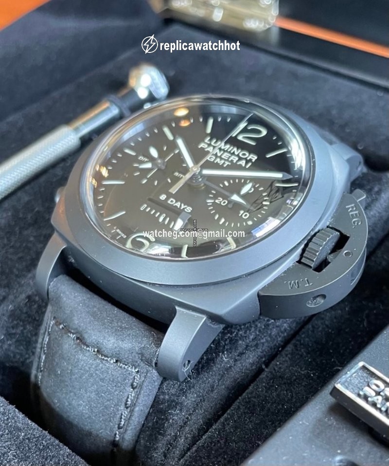Panerai Luminor 1950 8 Days Chrono Monopulsante GMT Manual winding PAM 00317 or PAM 317 2