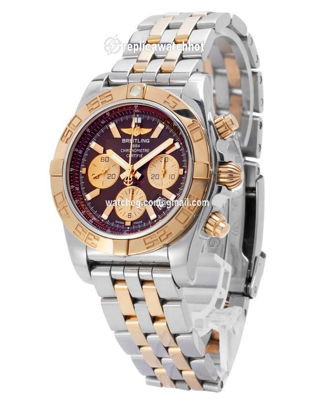 Breitling Chronomat 44 Mens watch Unisex Automatic Gold Steel CB011012.Q576.375C 2