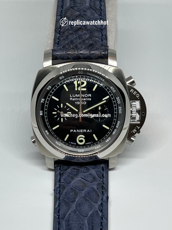 Panerai Luminor 1950 3 Days Chrono Flyback Mens watch Unisex Automatic Steel PAM 00213 2