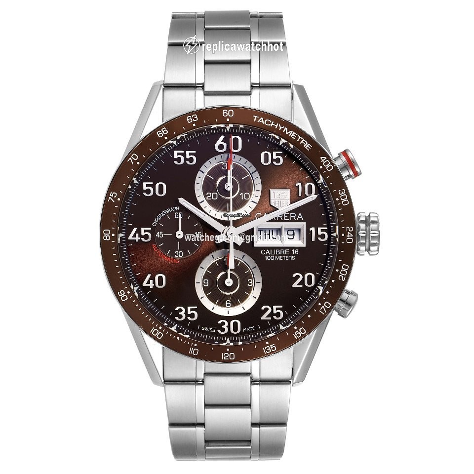 TAG Heuer Carrera Calibre 16 Mens watch Unisex Automatic Steel CV2A12.FC6236 2