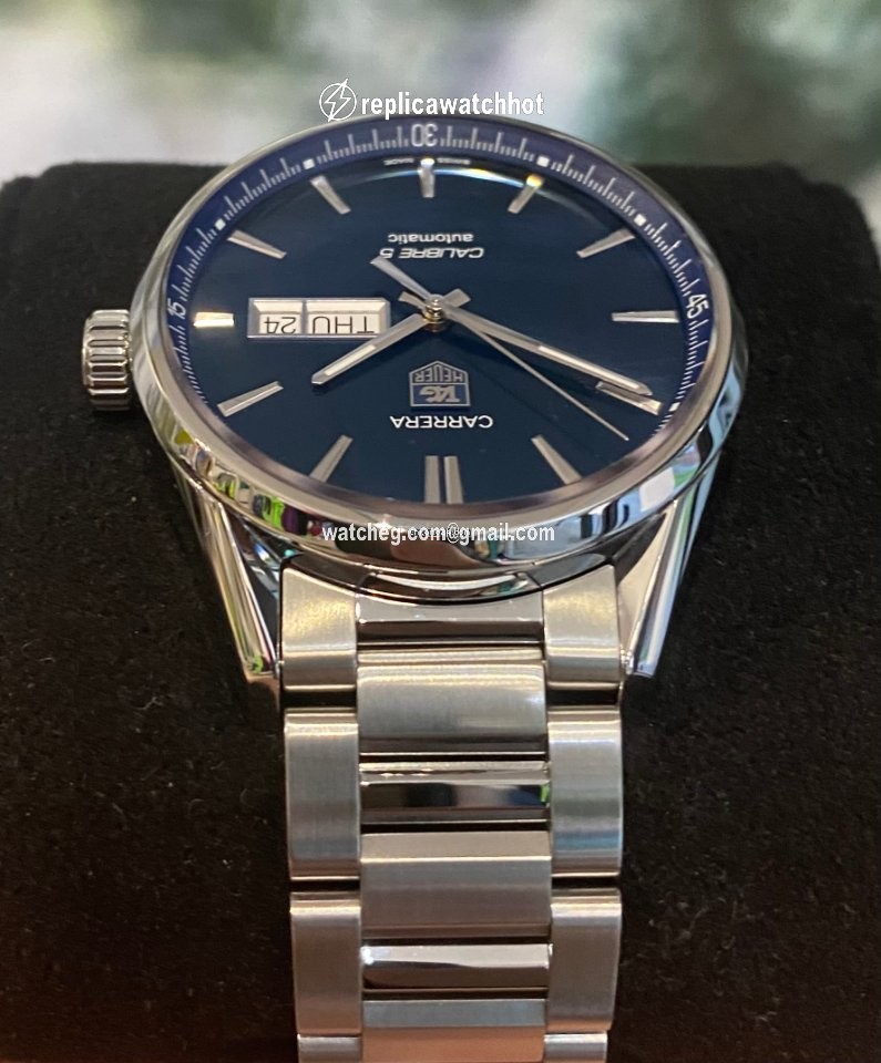TAG Heuer Carrera Calibre 5 Mens watch Unisex Automatic Steel WAR201E.BA0723 2
