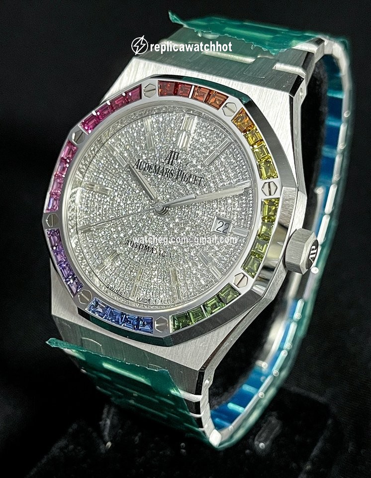 Audemars Piguet Royal Oak Mens watch Unisex Automatic White gold 15413BC.YY.1220BC.01 2