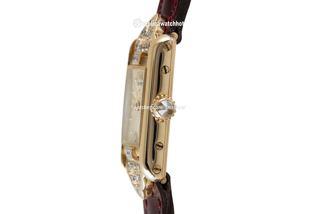 Cartier Tank Womens watch Quartz Yellow gold 1361 2