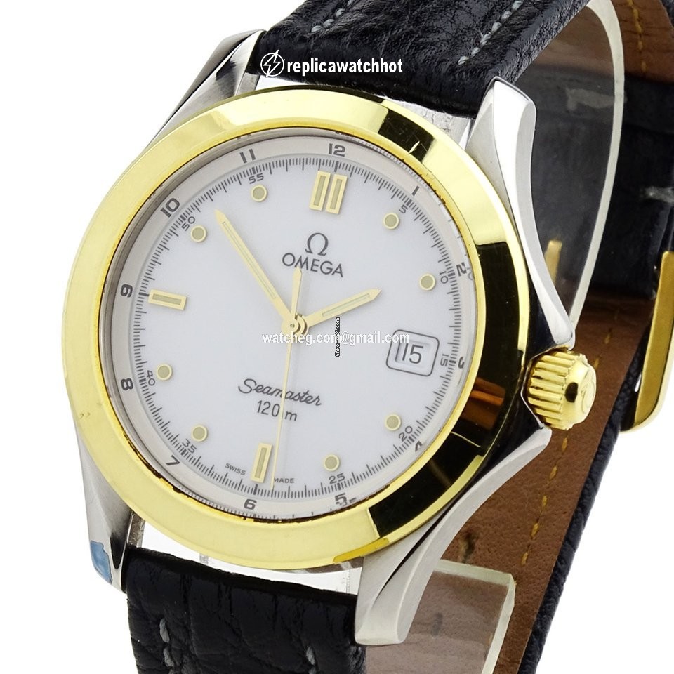 Omega Seamaster Mens watch Unisex Quartz Gold Steel 2711.20.31 2