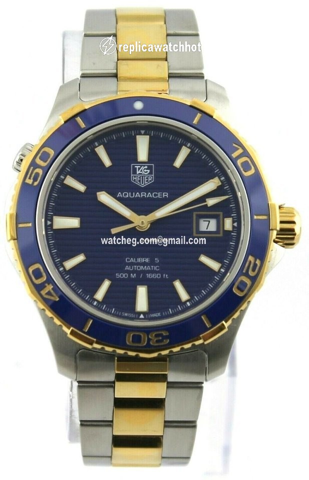TAG Heuer Aquaracer 500M Mens watch Unisex Automatic Gold Steel WAK2120.BB0835 2