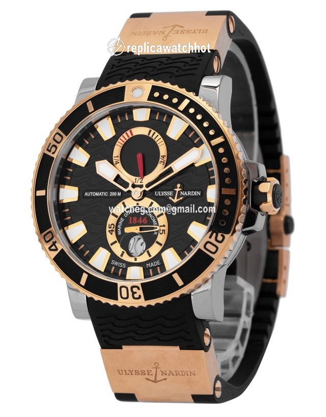 Ulysse Nardin Maxi Marine Diver Mens watch Unisex Automatic Rose gold 265-90-3 2
