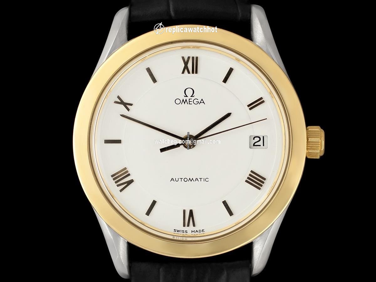 Omega Speedmaster Mens watch Unisex Automatic Gold Steel 8484ST 2