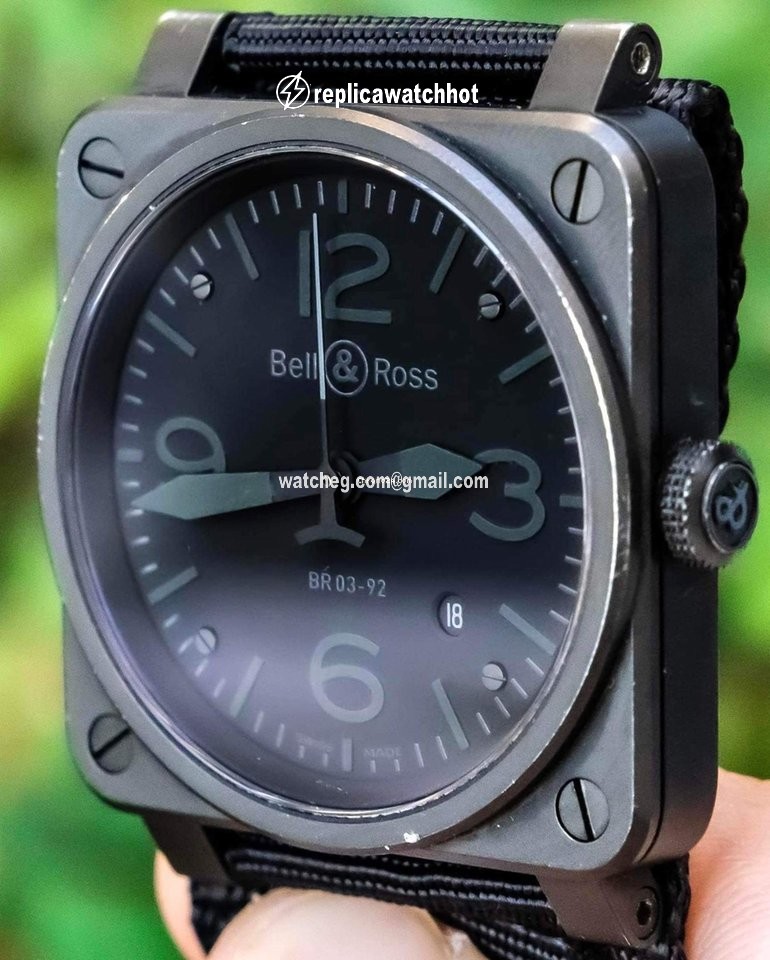 Bell & Ross BR 03 Mens watch Unisex Automatic Steel BR 03-92 Phantom 2