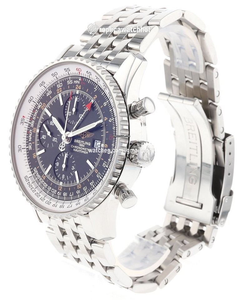 Breitling Navitimer World Mens watch Unisex Automatic Steel A2432212.B726.443A 2