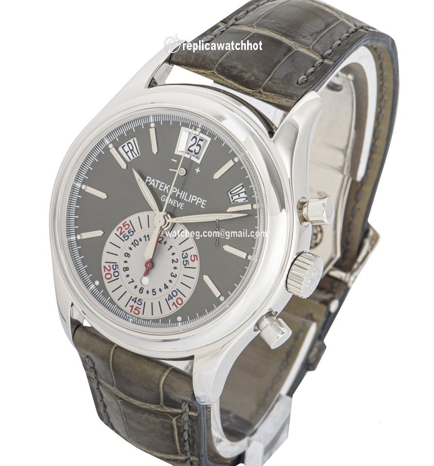 Patek Philippe Annual Calendar Chronograph Mens watch Unisex Automatic Platinum 5960P-001 2