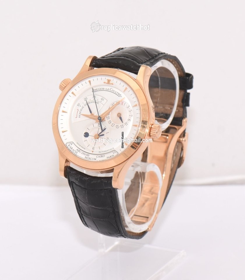 Jaeger-LeCoultre Master Geographic Mens watch Unisex Automatic Red gold 142.2.92 2