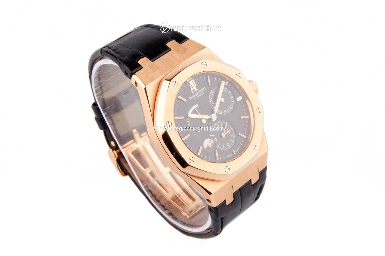 Audemars Piguet Royal Oak Dual Time Mens watch Unisex Automatic Rose gold 26120OR.OO.D002CR.01 2