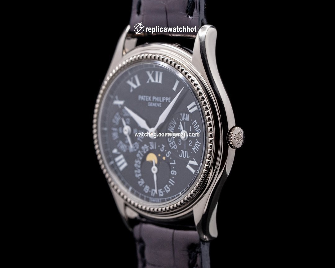 Patek Philippe Perpetual Calendar Mens watch Unisex Automatic White gold 5038G 2