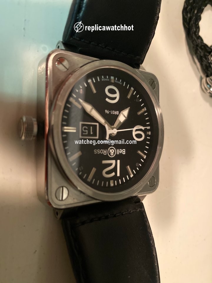Bell & Ross BR 01-96 Grande Date Mens watch Unisex Automatic Steel BR01-96 2