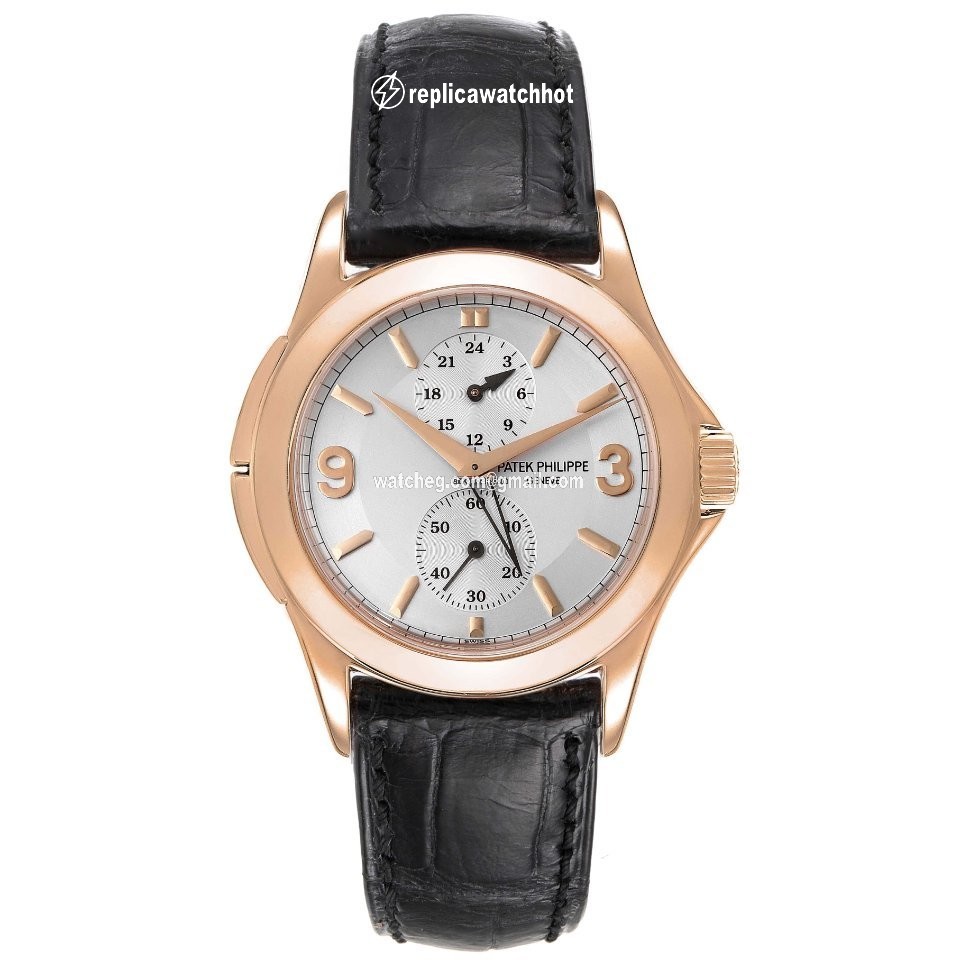 Patek Philippe Travel Time Mens watch Unisex Manual winding Rose gold 5134R 2