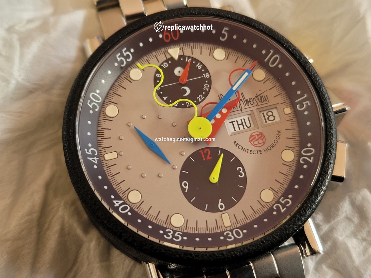Alain Silberstein Mens watch Unisex Automatic Steel Serie 4  500  061 2