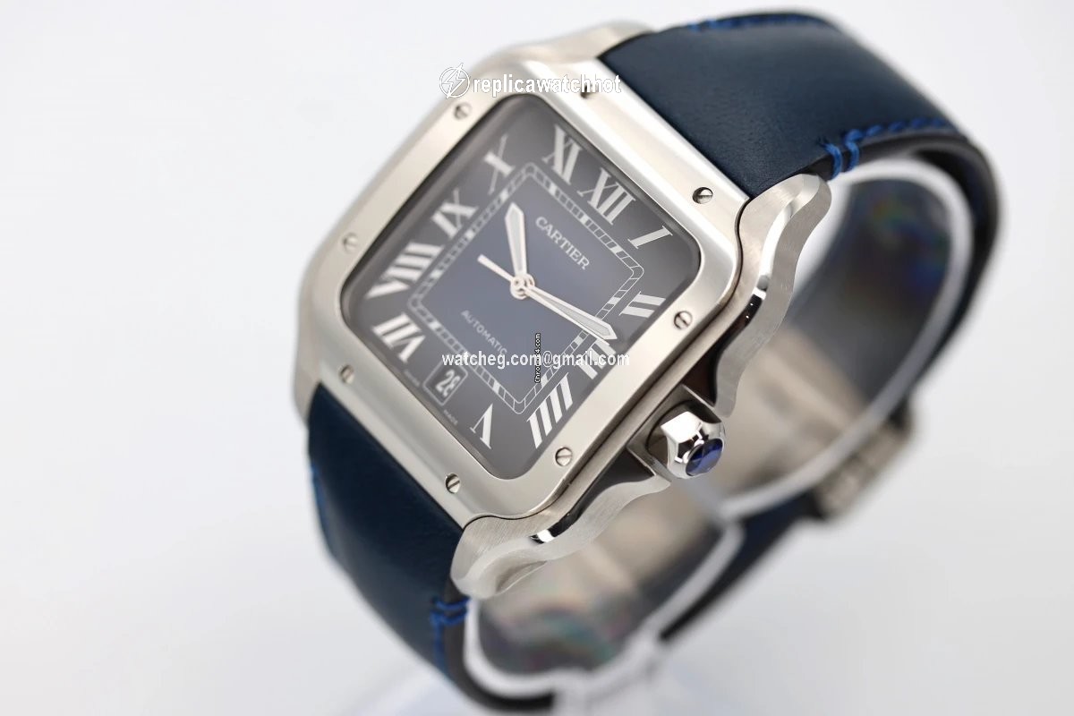 Cartier Santos Mens watch Unisex Automatic Steel 4072 2