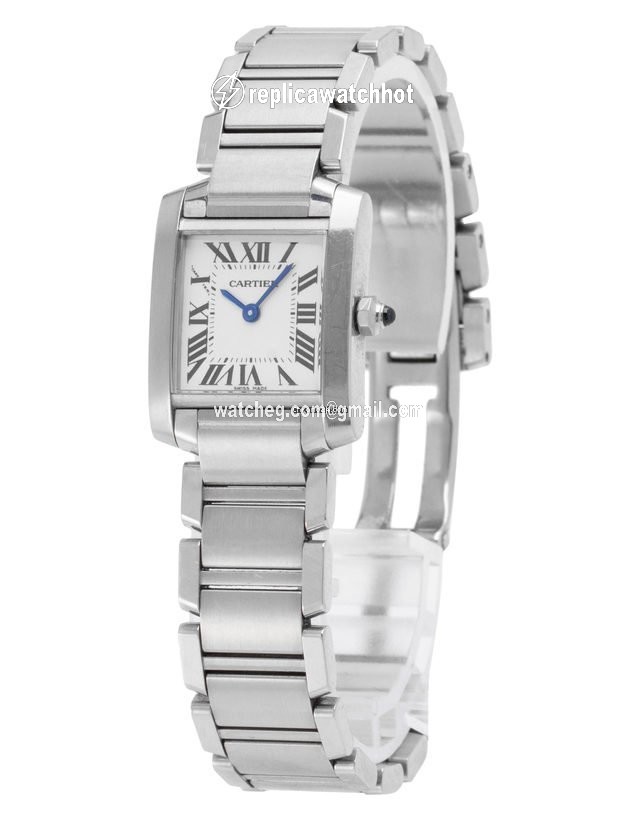 Cartier Tank Francaise Mens watch Unisex Quartz Steel W51008Q3 2384 2