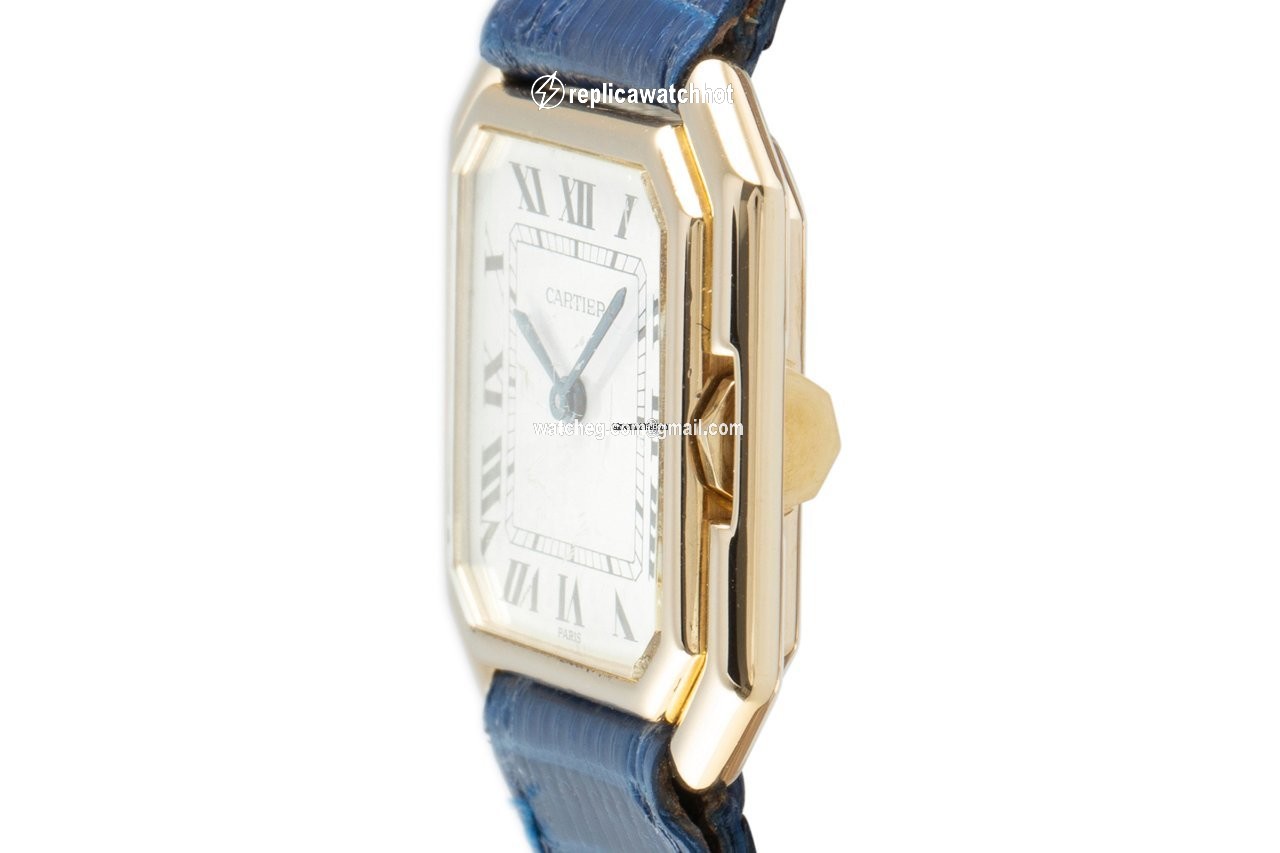 Cartier Womens watch Manual winding Yellow gold 7809 2