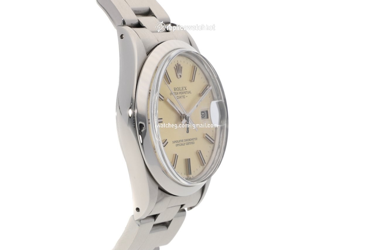 Rolex Oyster Perpetual Date Mens watch Unisex Steel Automatic 15000 2