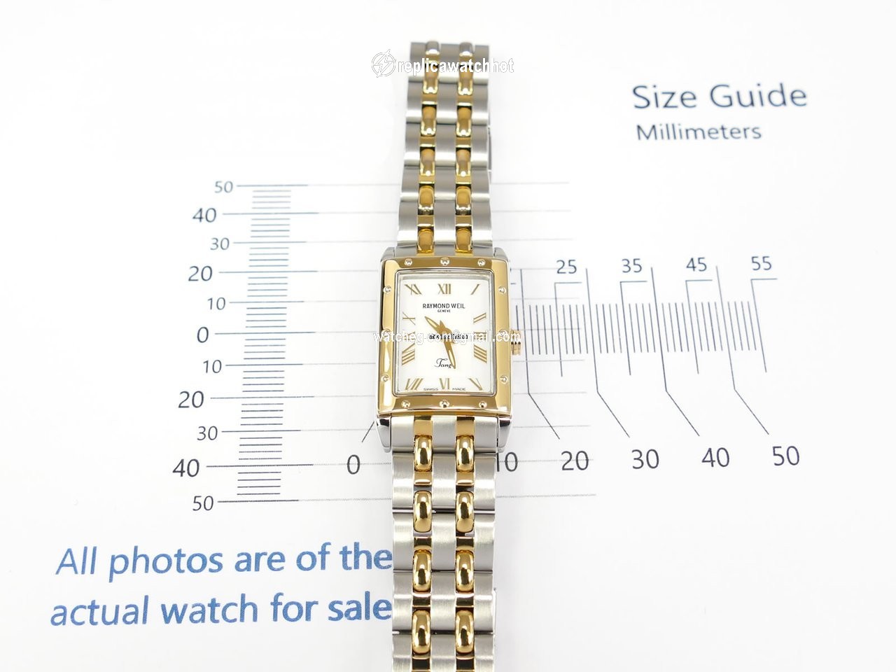 Raymond Weil Tango Womens watch Quartz Gold Steel 5971-STP-00308 2