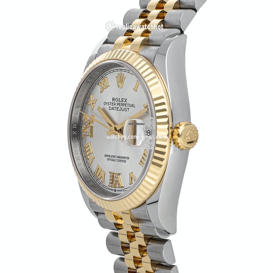 Rolex Datejust 36 Mens watch Unisex Steel Automatic 126233-0031 2
