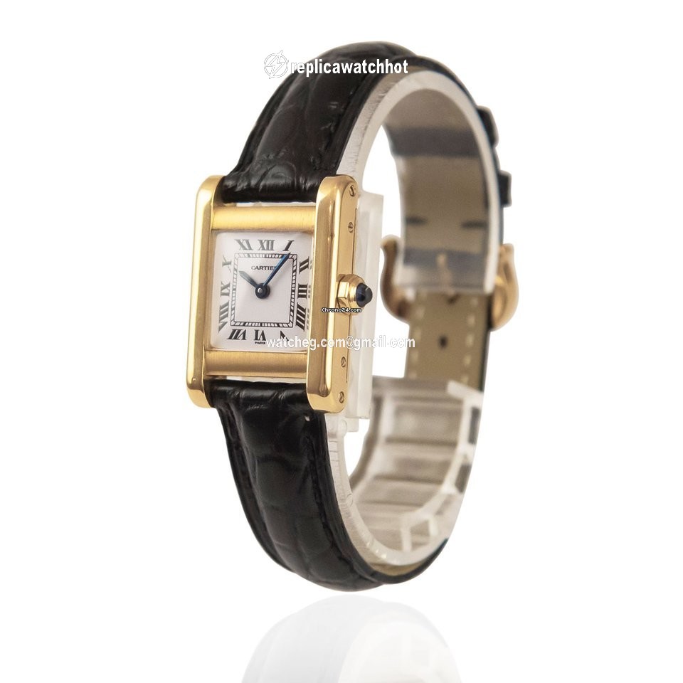 Cartier Tank Womens watch Manual winding Yellow gold 78093 2