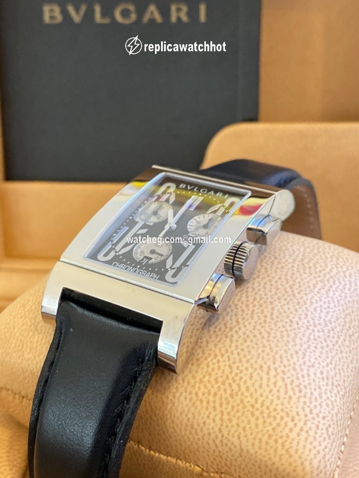 Bulgari Rettangolo Mens watch Unisex Quartz Steel RTC49BRSVD 2