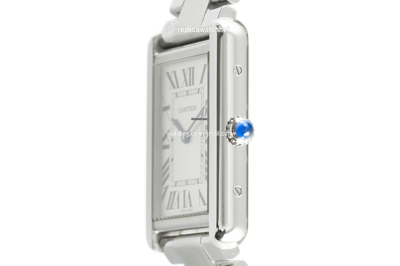 Cartier Tank Solo Mens watch Unisex Quartz Steel 3169 2