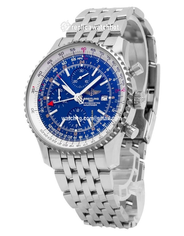 Breitling Navitimer World Mens watch Unisex Automatic Steel A2432212.C651.443A 2