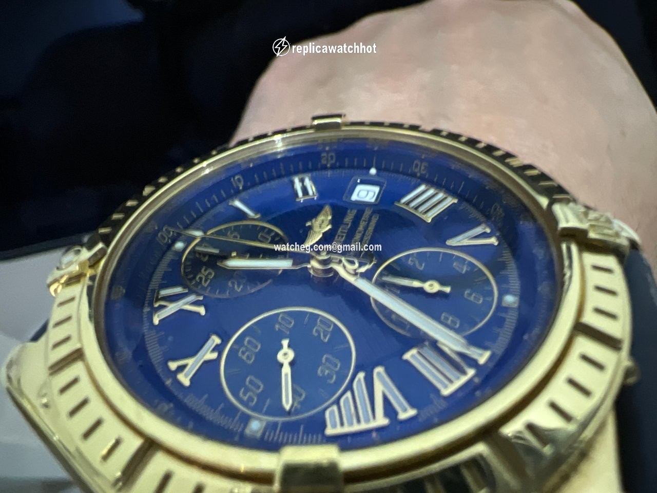 Breitling Crosswind Racing Mens watch Unisex Automatic Yellow gold K13355 2