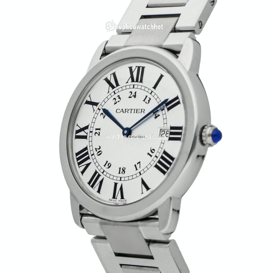 Cartier Ronde Solo de Cartier Mens watch Unisex Quartz Silver W6701005 2