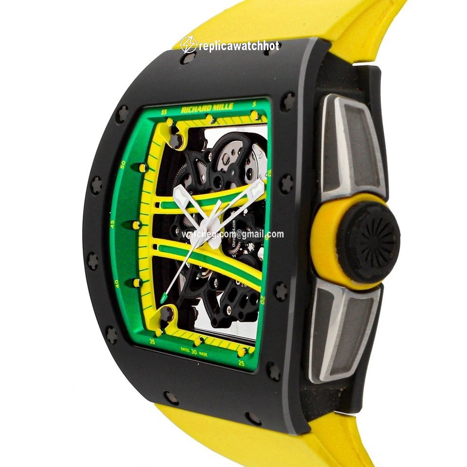 Richard Mille RM 061 Mens watch Unisex Manual winding Ceramic RM61-01 CA-TZP 2