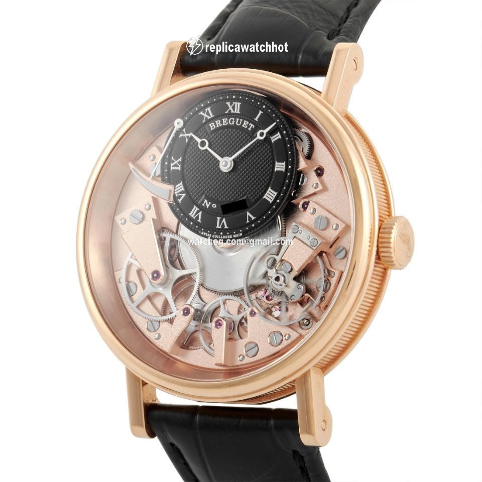 Breguet Tradition Mens watch Unisex Manual winding Rose gold 7057BR R9 9W6 2