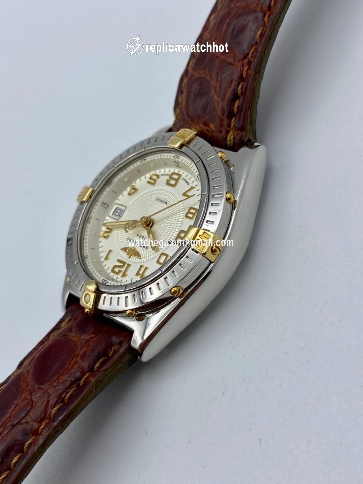 Breitling Wings Lady Womens watch Quartz Gold Steel B67050 2