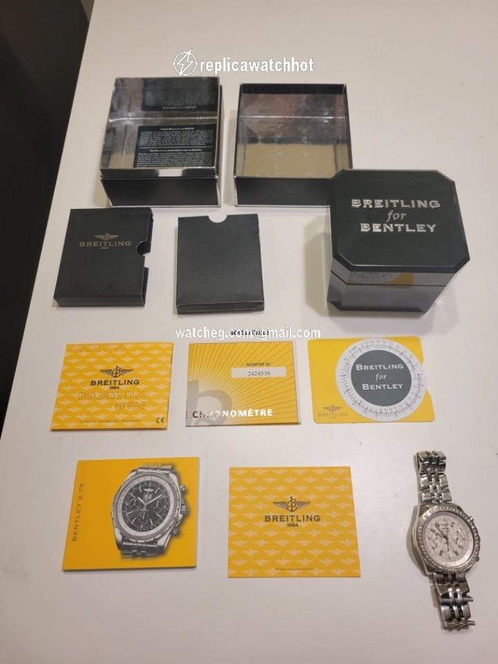 Breitling Bentley 6.75 Mens watch Unisex Automatic Steel A4436212 G573 2
