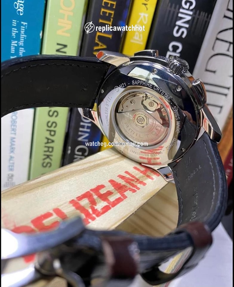 Hamilton Jazzmaster Auto Chrono Mens watch Unisex Automatic Steel H328160 2