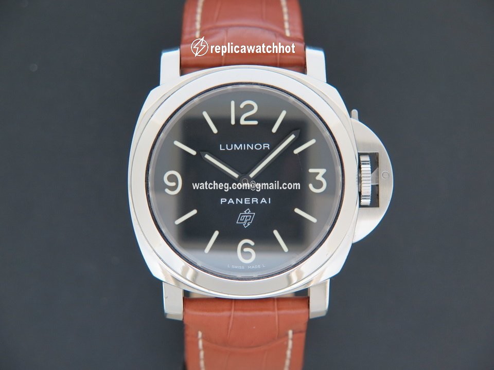 Panerai Luminor Base Logo Mens watch Unisex Manual winding Steel PAM000 2