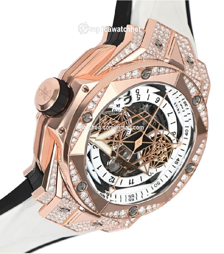 Hublot Big Bang Sang Bleu Mens watch Unisex Automatic Rose gold 418.OX.2001.RX.1604.MXM20 2