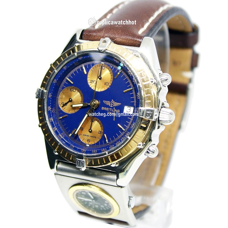 Breitling Chronomat Mens watch Unisex Automatic Gold Steel C13048 2