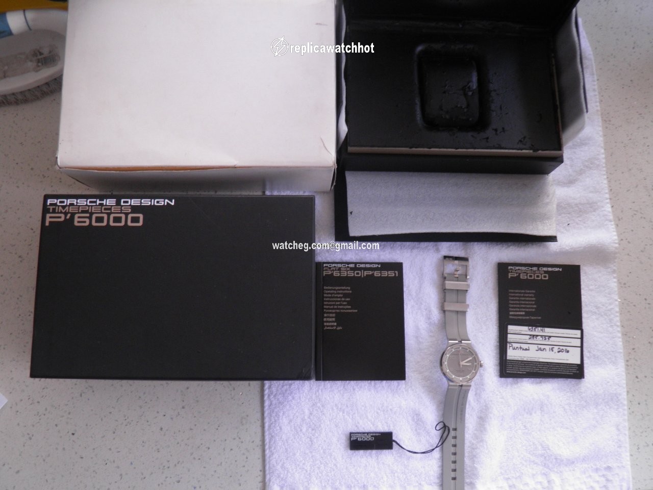 Porsche Design Flat Six Mens watch Unisex Automatic Steel P6351 2
