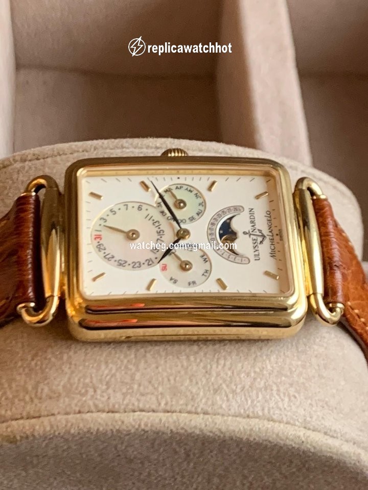 Ulysse Nardin Michelangelo Mens watch Unisex Automatic Yellow gold 161.42 2