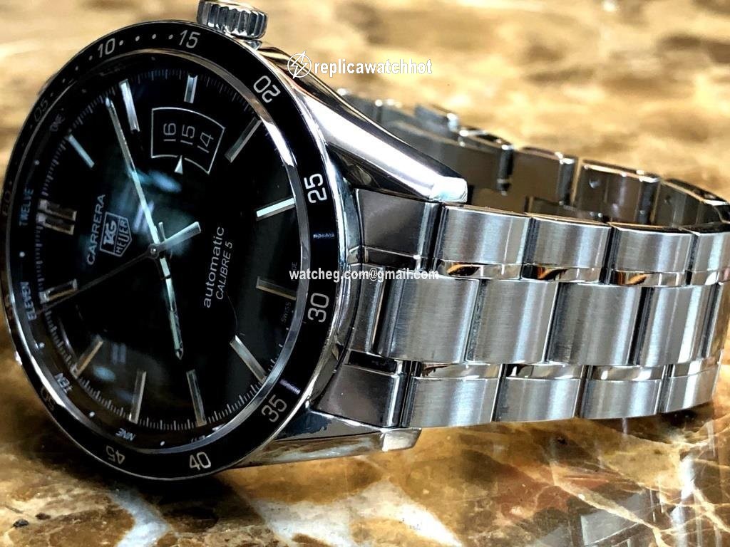 TAG Heuer Carrera Calibre 5 Mens watch Unisex Automatic Steel WV211M.BA0787 2