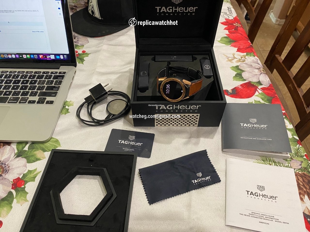 TAG Heuer Connected Mens watch Unisex Quartz Rose gold SBF8A5000.32FT6110 2