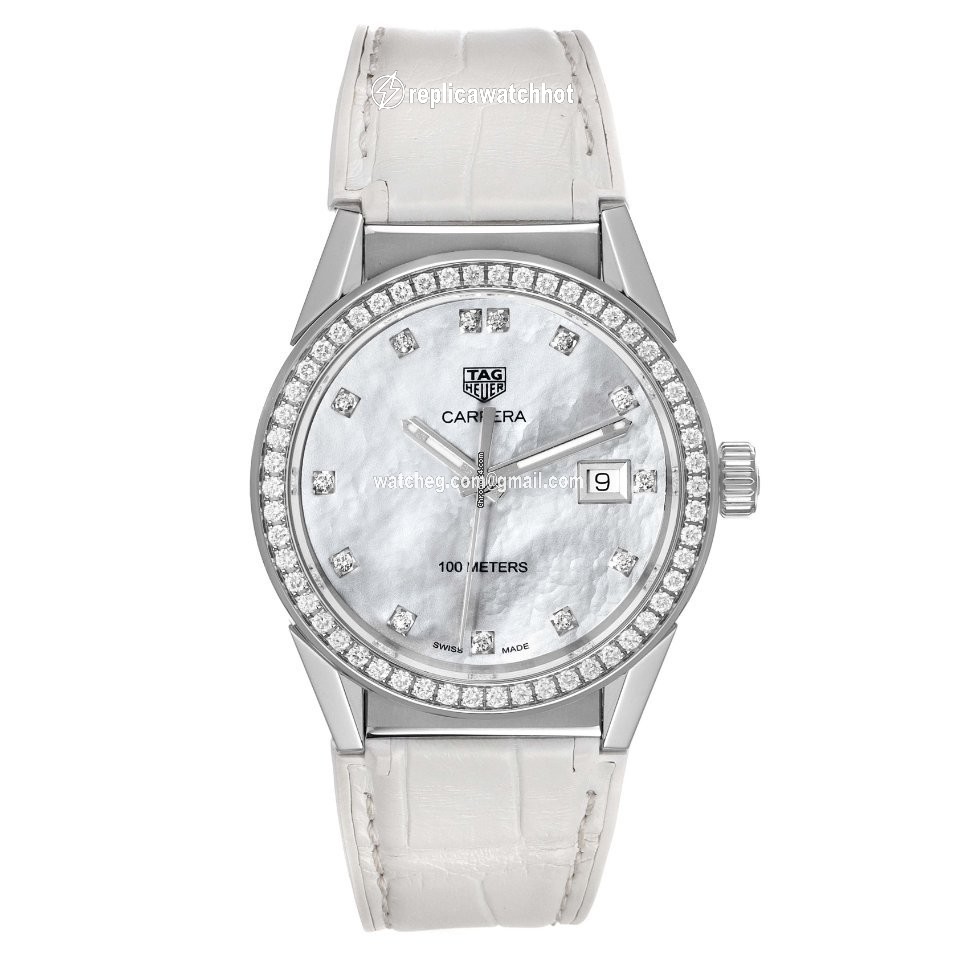 TAG Heuer Carrera Lady Womens watch Quartz Steel WBG1315.BA0758 2