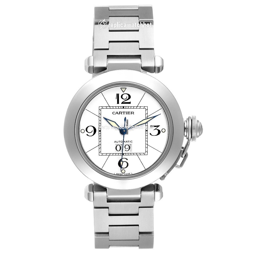 Cartier Pasha C Mens watch Unisex Automatic Steel W31055M7 2