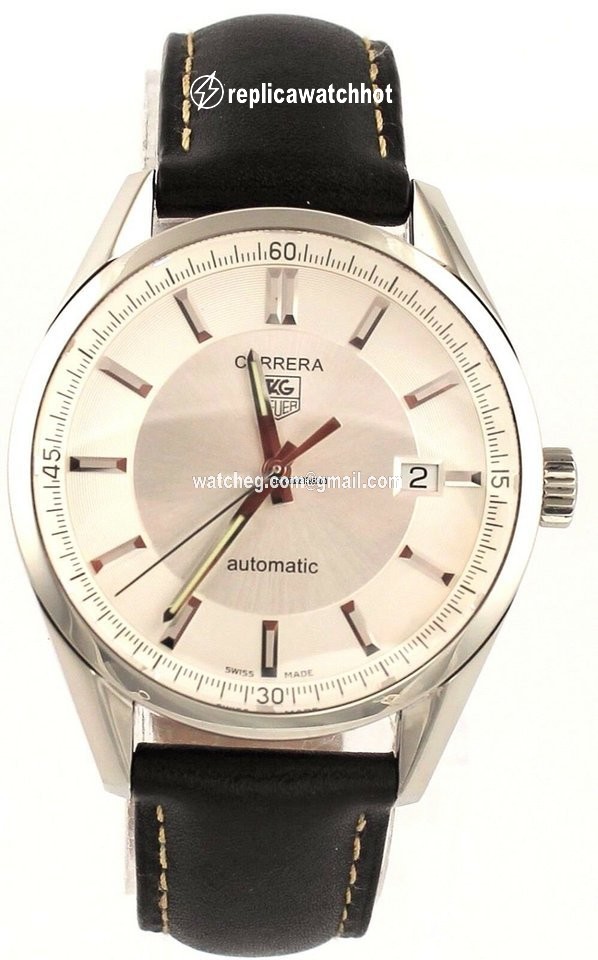 TAG Heuer Carrera Calibre 5 Mens watch Unisex Automatic Steel WV211A.FC6202 2