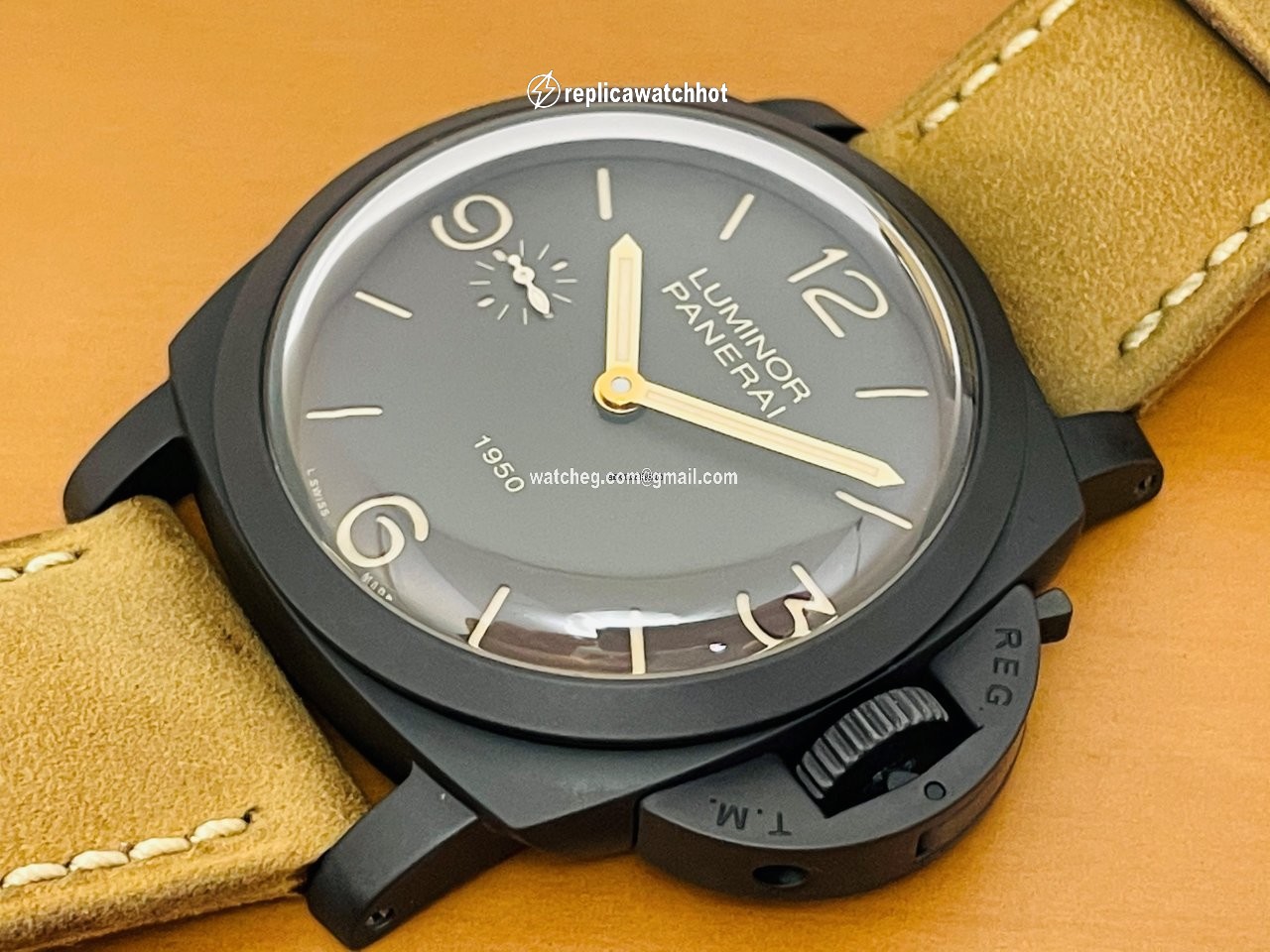 Panerai Special Editions Mens watch Unisex Manual winding Ceramic PAM 00375 2