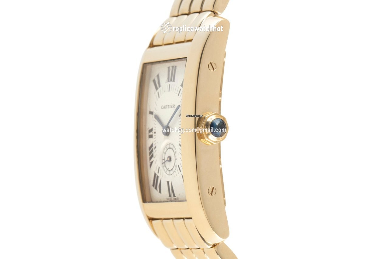 Cartier Tank Americaine Mens watch Unisex Quartz Yellow gold 8012905 2