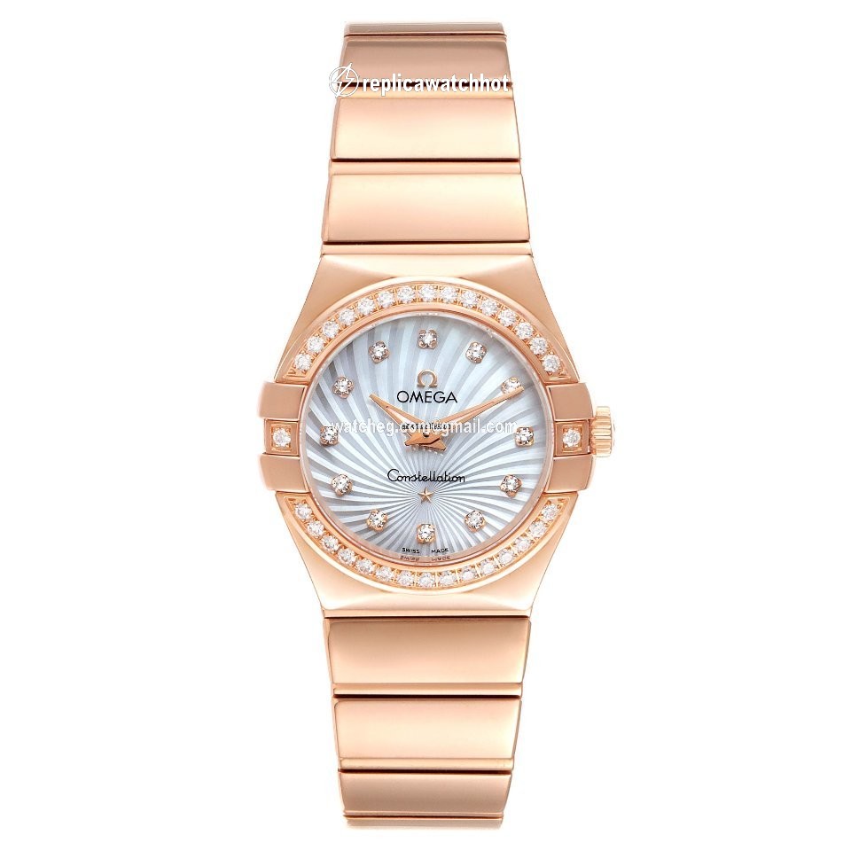Omega Constellation Quartz Womens watch Quartz Rose gold 123.55.24.60.55.005 2